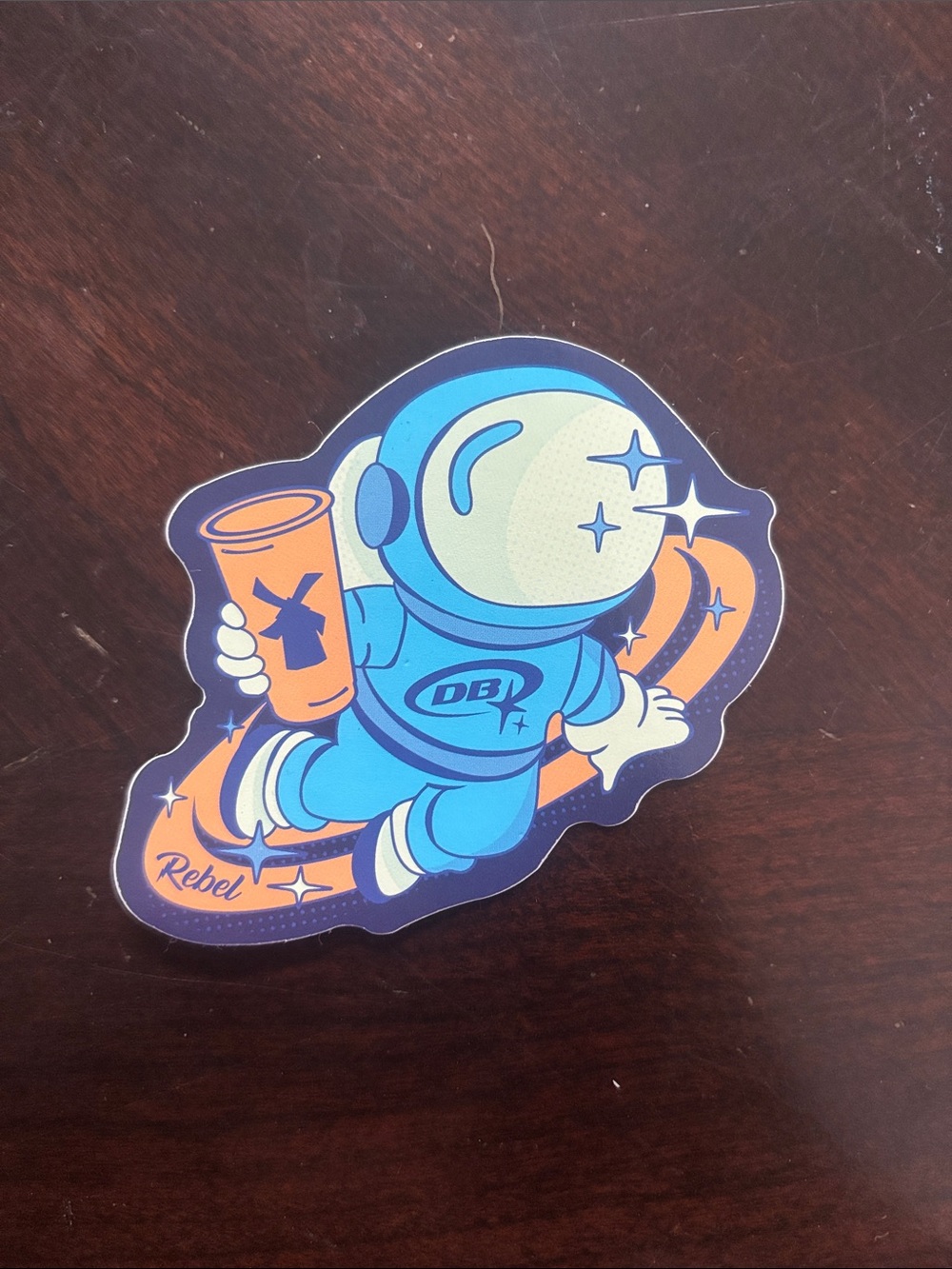 Dutch Bros Astronaut Sticker